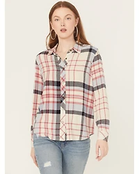 Idyllwind Women's Lyle Plaid Print Long Sleeve Snap Western Shirt