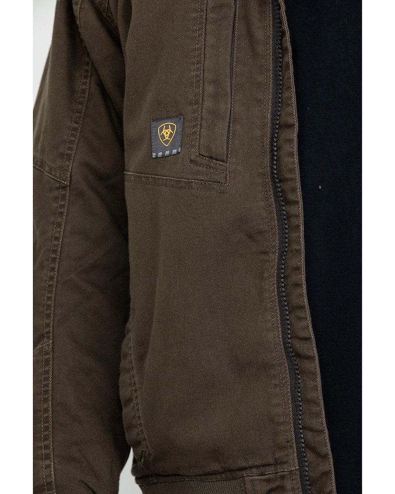 Ariat Men's Wren Rebar Washed Dura Canvas Insulated Work Coat - Big & Tall