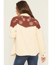 Blue B Women's Western Button-Down Shacket