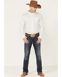 Cody James Core Men's Old Soul Mini Geo Print Long Sleeve Button-Down Western Shirt