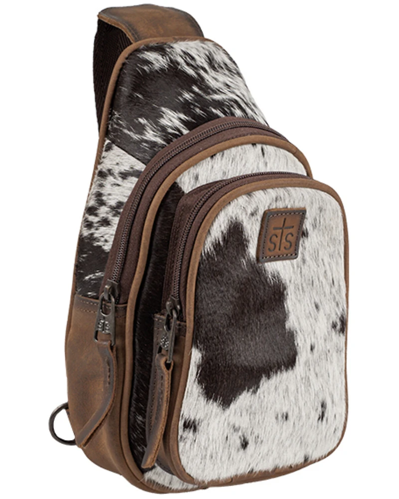 STS Ranchwear By Carroll Women's Sojourner Cowhide Sling Bag