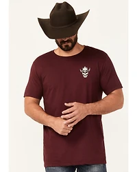 Moonshine Spirit Men's Cross Guitars Short Sleeve Graphic T-Shirt