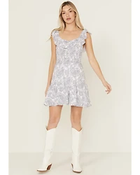 Wrangler Retro Women's Ruffle Smocked Mini Dress