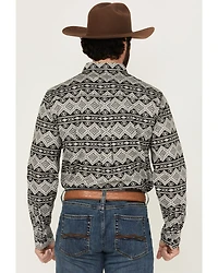 RANK 45® Men's Blaze Southwestern Striped Long Sleeve Button-Down Stretch Western Shirt