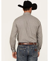 Cinch Men's Geo Print Long Sleeve Button-Down Western Shirt