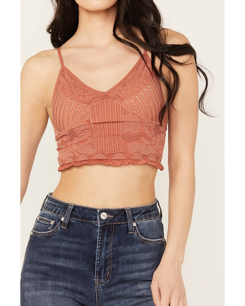 Fornia Women's Floral Lace Bralette