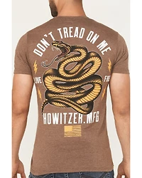 Howitzer Men's Don't Tread on Me Short Sleeve Graphic T-Shirt