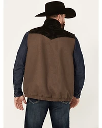Cinch Men's Solid Twill Concealed Carry Zip Vest