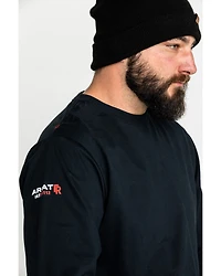 Ariat Men's FR Roughneck Skull Logo Crew Long Sleeve Work T-Shirt - Big