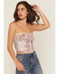 Originality Women's Boot Barn Exclusive Patchwork Print Bandana Top