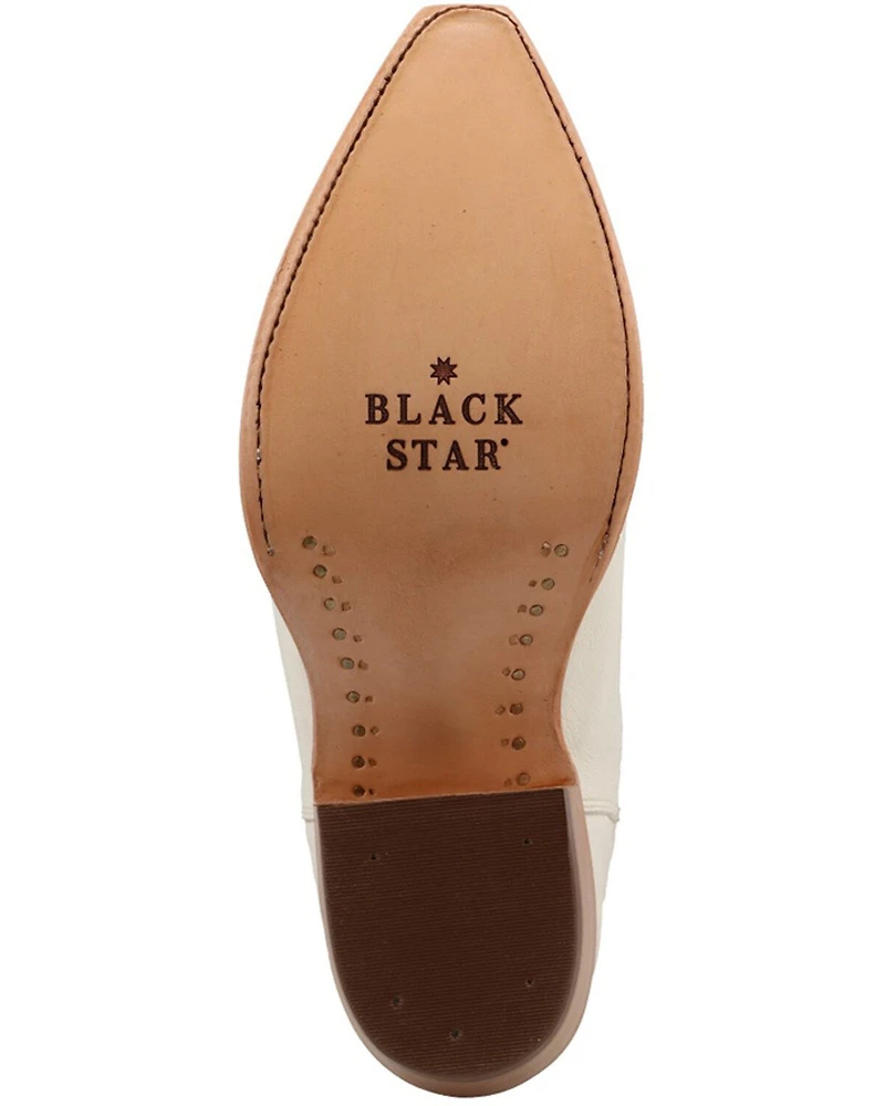 Black Star Women's Lillian Western Booties - Snip Toe
