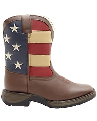 Durango Boys' American Flag Western Boots - Square Toe