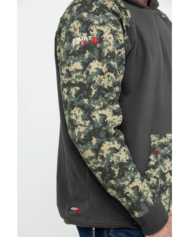 Ariat Men's FR Durastretch Camo Patriot Hooded Work Sweatshirt - Tall