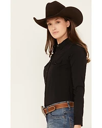 Shyanne Women's Long Sleeve Snap Vented Riding Shirt