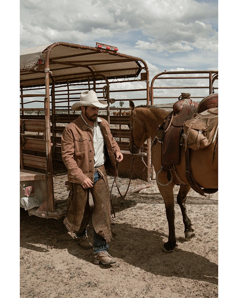 Brothers and Sons Men's Calvary Trucker Blanket-Lined Jacket