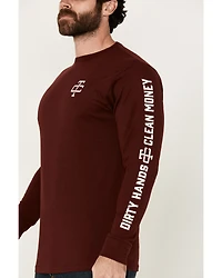 Troll Co Men's Grit Logo Long Sleeve Graphic Shirt