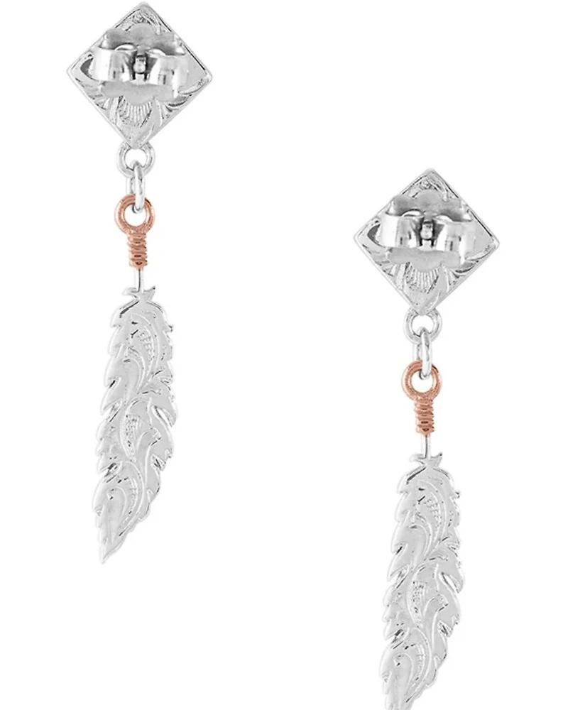 Montana Silversmiths Women's American Legends Feather Earrings