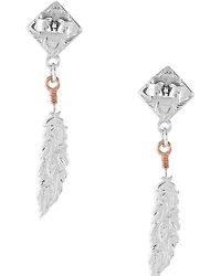 Montana Silversmiths Women's American Legends Feather Earrings