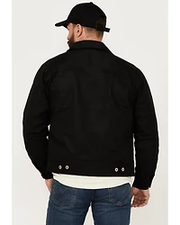 Resistol Men's Blackwater Solid Waxed Canvas Button-Down Jacket