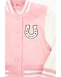 Urban Republic Toddler Girls' Varsity Jacket