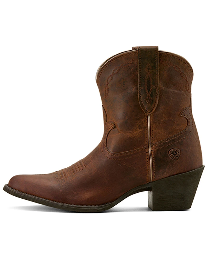 Ariat Women's Maggie Western Booties - Snip Toe