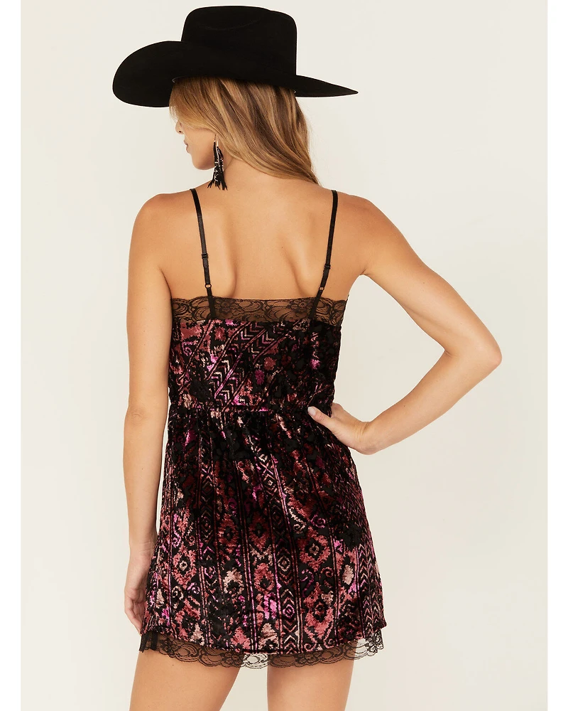 Idyllwind Women's Houston Cowl Neck Mini Dress