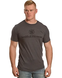 Smith & Wesson Men's Distressed Logo Premium Tee