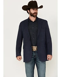 Circle S Men's Plaid Print Western Sportcoat