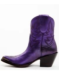 Idyllwind Women's Wheels Metallic Leather Booties - Round Toe