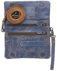 Bed Stu Women's Cadence Leather Crossbody Wristlet Bag