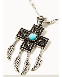 Shyanne Women's Southwestern Antique Cross Necklace