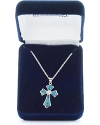 Montana Silversmiths Women's River of Lights Cross Necklace