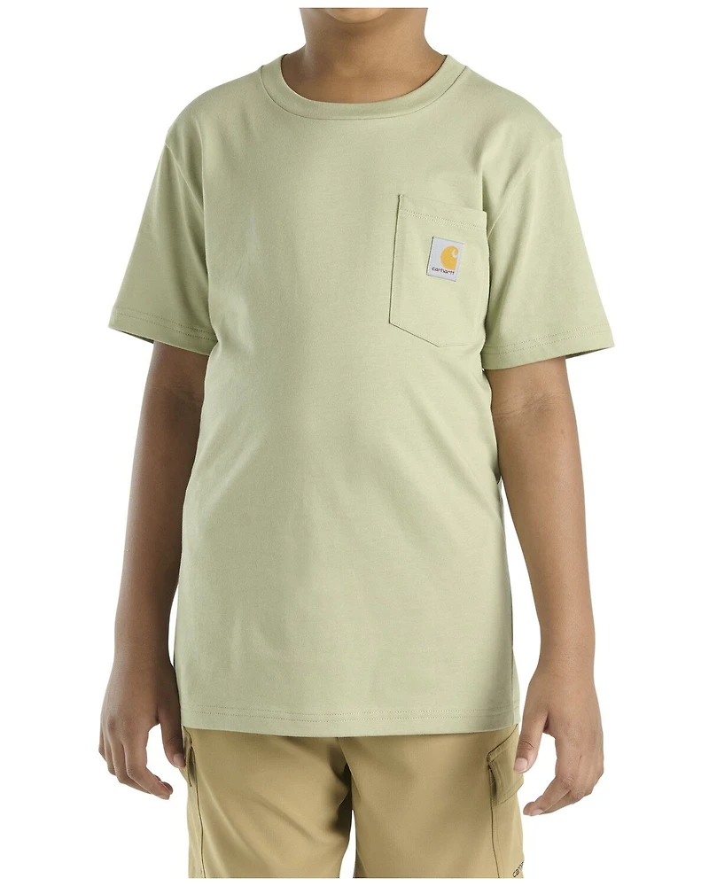Carhartt Toddler Boys' Solid Midweight Short Sleeve Pocket T-Shirt