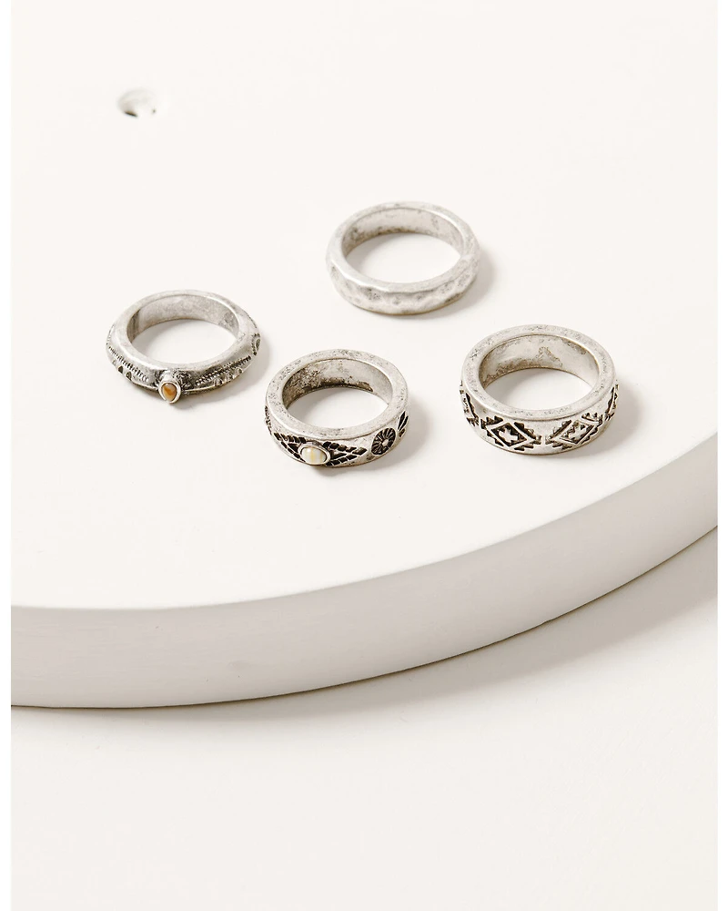 Shyanne Women's Sedona Sky Ring Set - 4 Piece
