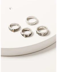 Shyanne Women's Sedona Sky Ring Set - 4 Piece
