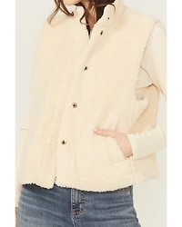 Cleo + Wolf Women's Reversible Sherpa Vest