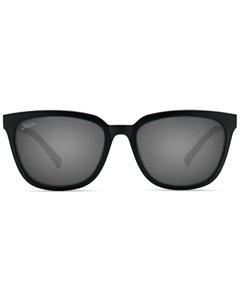 Hobie Women's Monica Black Satin & Gray Polarized Sunglasses