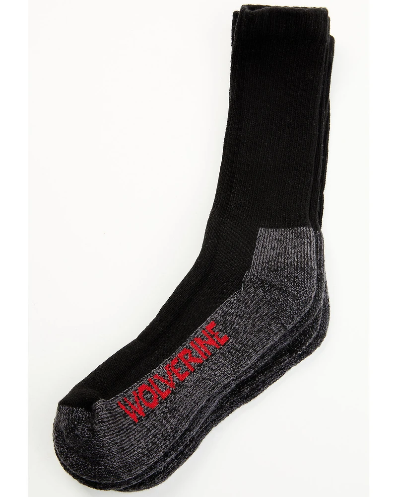 Wolverine Men's Steel Toe Crew Socks - 2 Pack