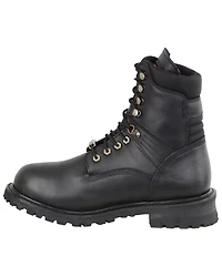 Milwaukee Leather Men's 7" Waterproof Boots - Round Toe