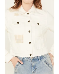 Cleo + Wolf Women's Patched Trucker Jacket
