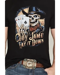 Cody James Men's Lay It Down Short Sleeve Graphic T-Shirt