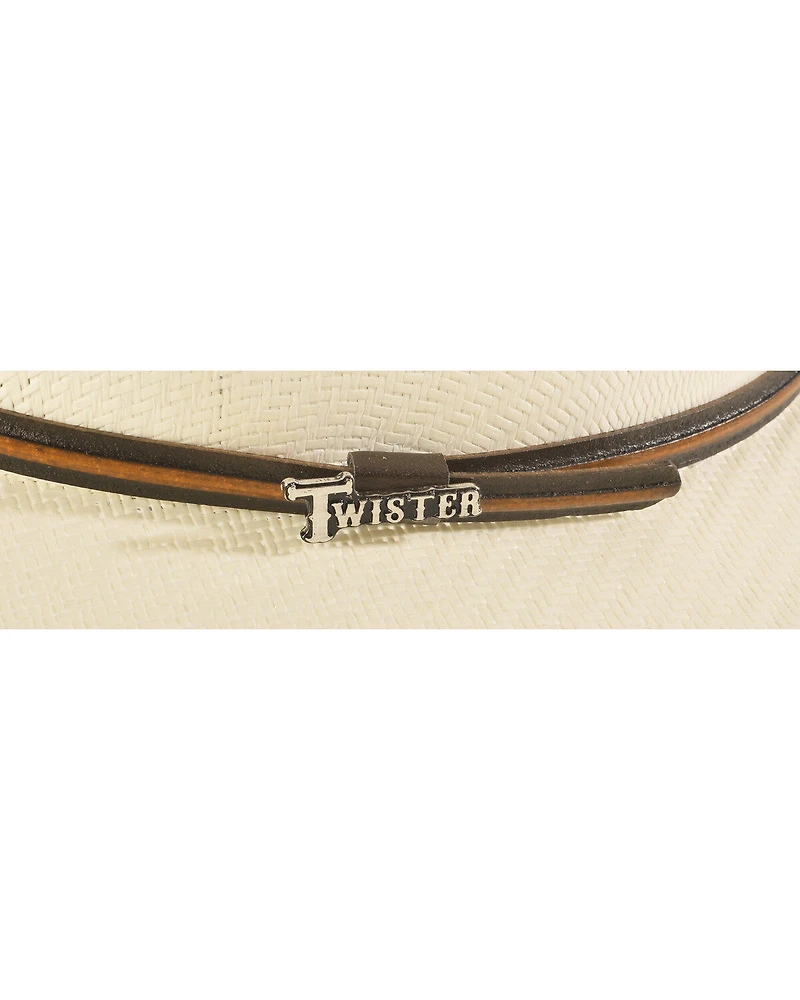 Twister Double S 5X Straw Cowboy Hat