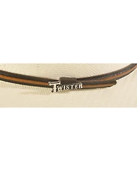 Twister Double S 5X Straw Cowboy Hat