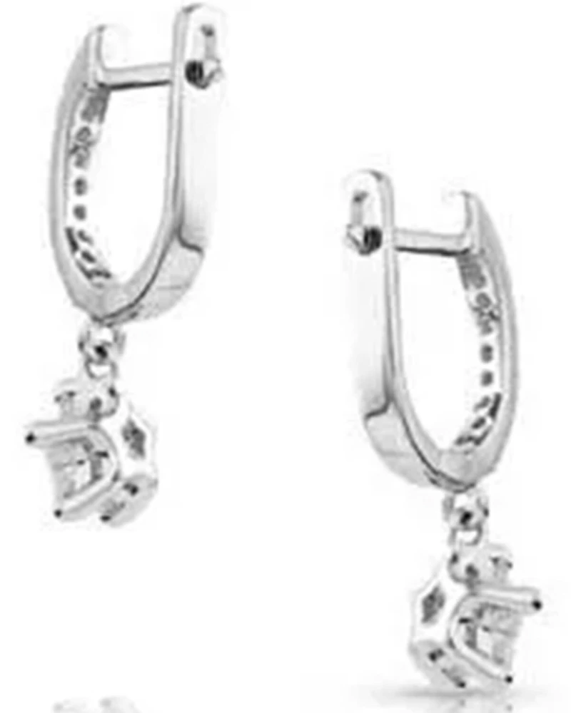 Montana Silversmiths Women's Catch A Falling Star Crystal Earrings