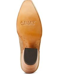 Ariat Women's Hazel Chimayo Suede Booties - Snip Toe