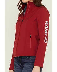 RANK 45® Women's Soft Shell Logo Riding Jacket