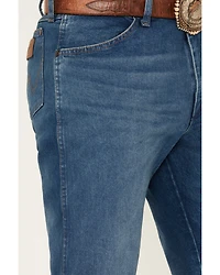 Wrangler Vintage Collection Men's Heritage Medium Wash Regular Fit Stretch Denim Jeans
