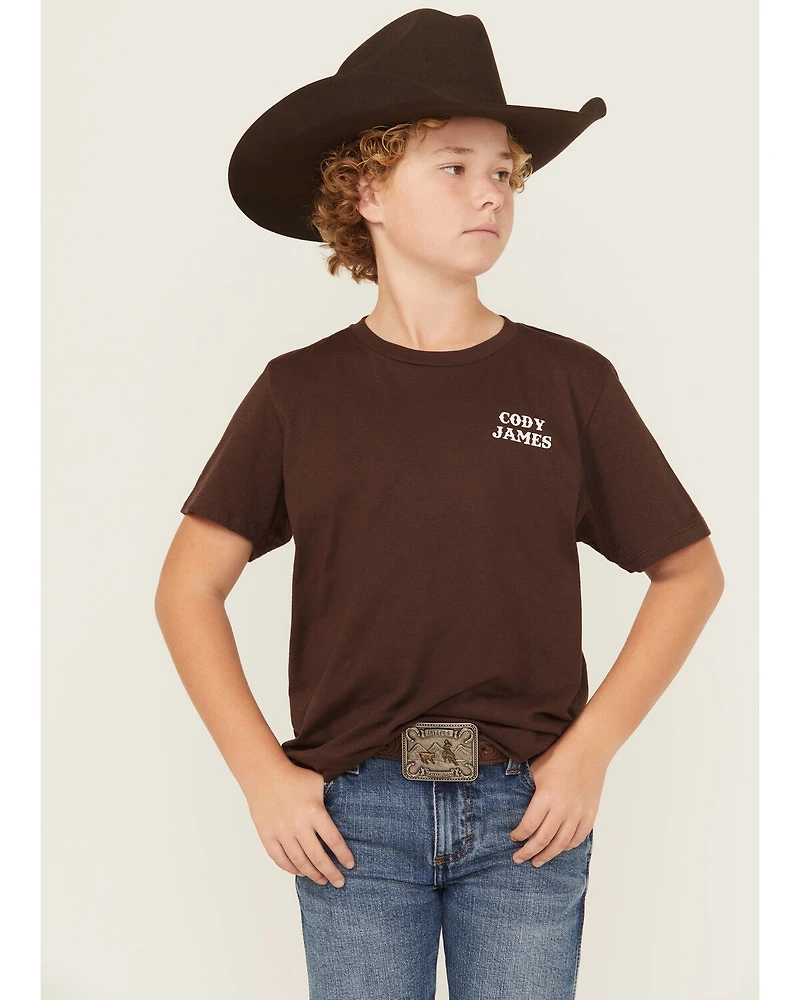 Cody James Boys' Southwestern Skull Short Sleeve Graphic T-Shirt
