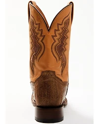 Dan Post Men's Exotic Water Snake Western Boot - Broad Square Toe