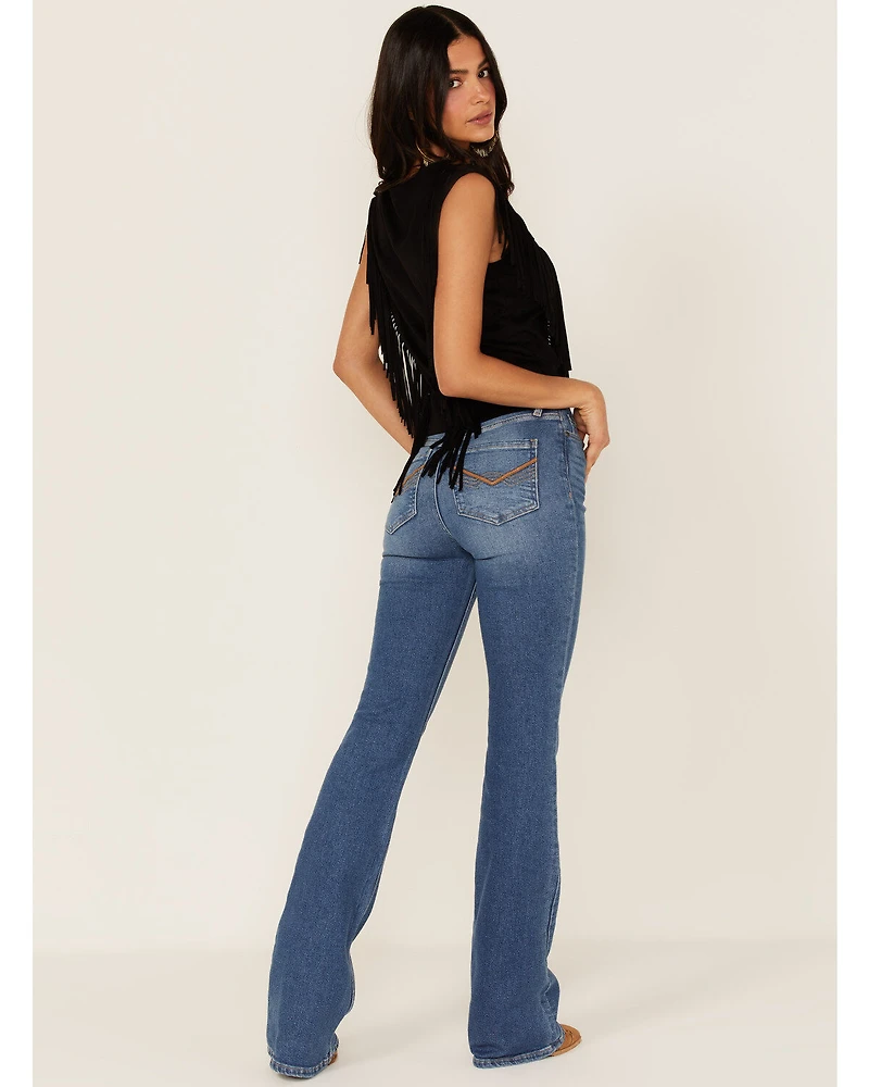 Idyllwind Women's Medium Wash Midland High Rise Rebel Bootcut Jeans